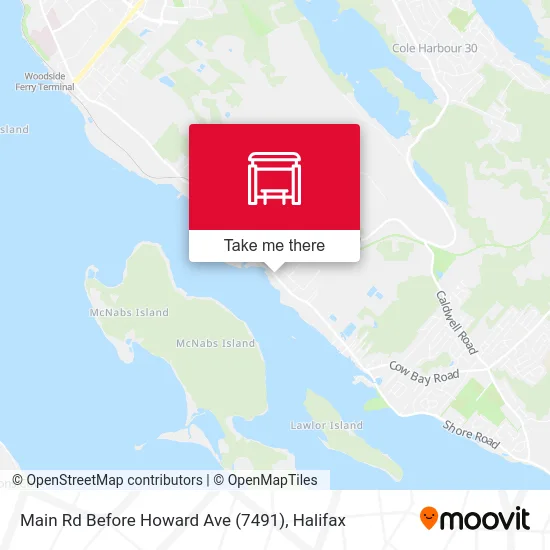 Main Rd Before Howard Ave (7491) map