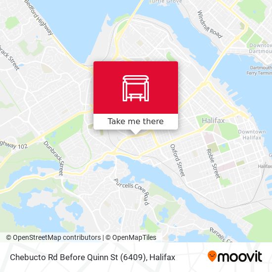 Chebucto Rd Before Quinn St (6409) map