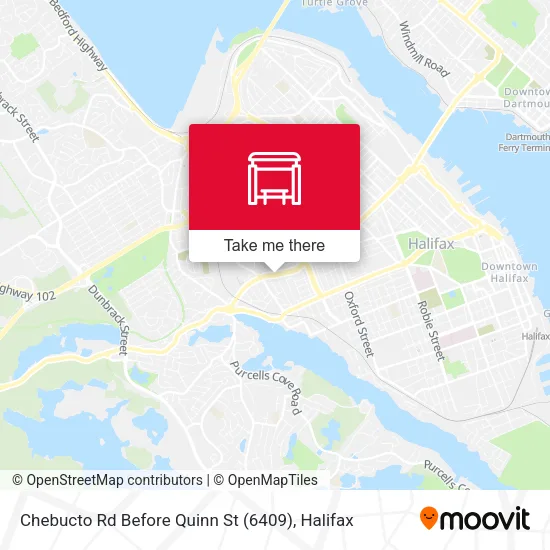 Chebucto Rd Before Quinn St (6409) map