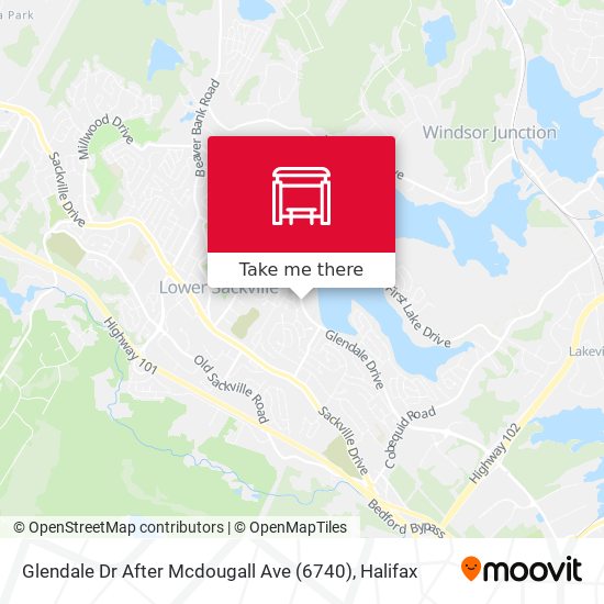 Glendale Dr After Mcdougall Ave (6740) map