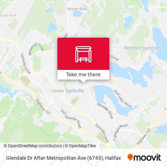 Glendale Dr After Metropolitan Ave (6743) map