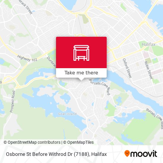 Osborne St Before Withrod Dr (7188) map