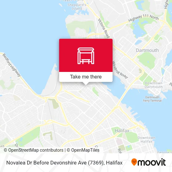 Novalea Dr Before Devonshire Ave (7369) map
