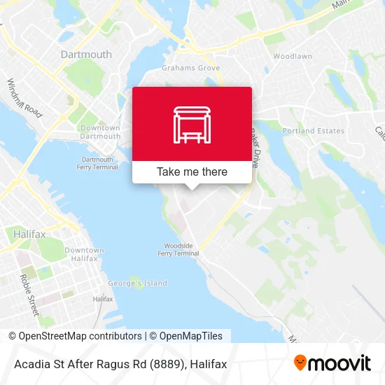 Acadia St After Ragus Rd (8889) map