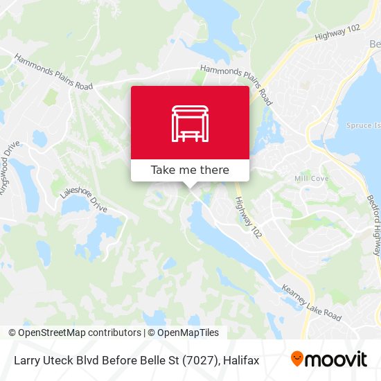 Larry Uteck Blvd Before Belle St (7027) map