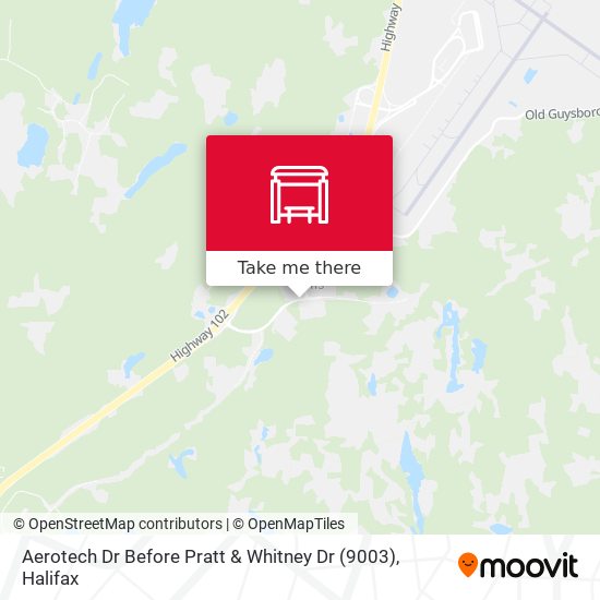 Aerotech Dr Before Pratt & Whitney Dr (9003) map