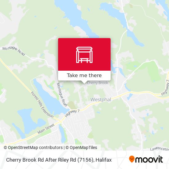 Cherry Brook Rd After Riley Rd (7156) map
