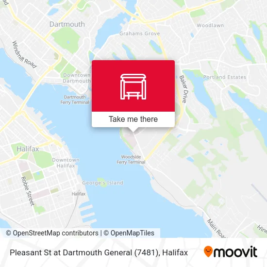 Pleasant St at Dartmouth General (7481) plan