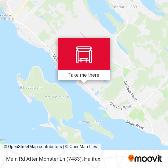 Main Rd After Monster Ln (7483) map