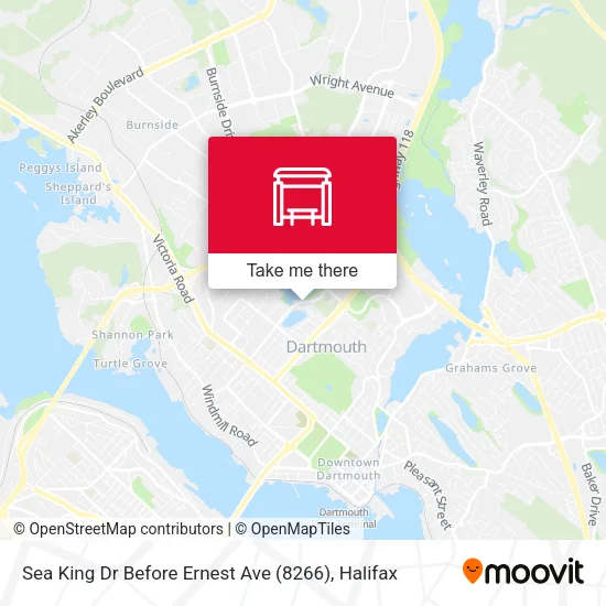 Sea King Dr Before Ernest Ave (8266) map