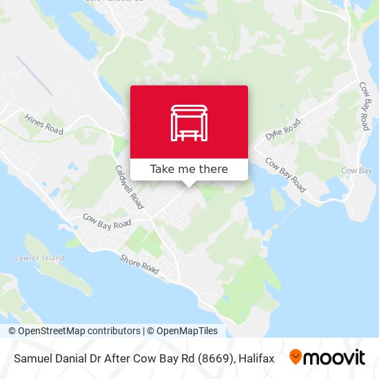 Samuel Danial Dr After Cow Bay Rd (8669) map