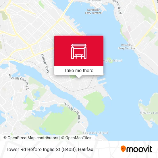 Tower Rd Before Inglis St (8408) map
