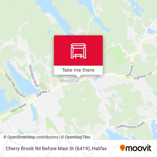 Cherry Brook Rd Before Main St (6419) map
