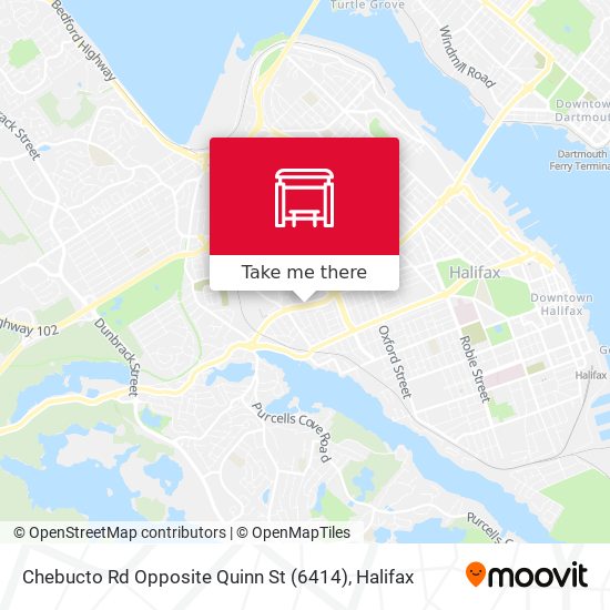 Chebucto Rd Opposite Quinn St (6414) map