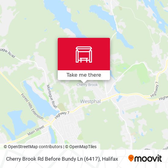 Cherry Brook Rd Before Bundy Ln (6417) map