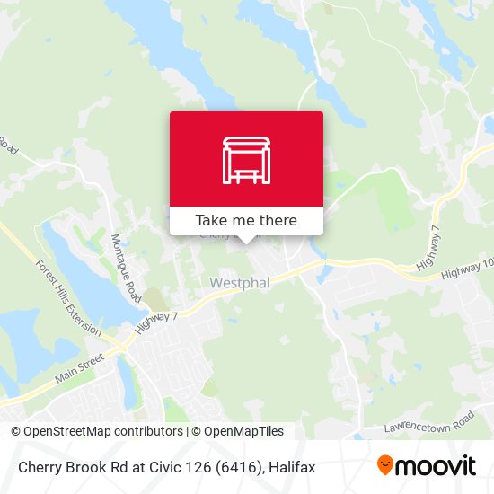 Cherry Brook Rd at Civic 126 (6416) map
