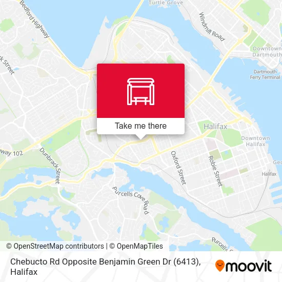 Chebucto Rd Opposite Benjamin Green Dr (6413) map