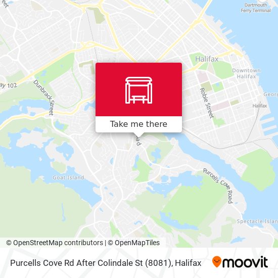 Purcells Cove Rd After Colindale St (8081) plan