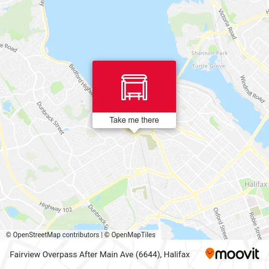 Fairview Overpass After Main Ave (6644) map