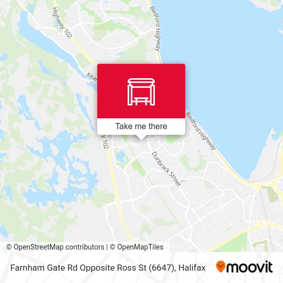 Farnham Gate Rd Opposite Ross St (6647) map