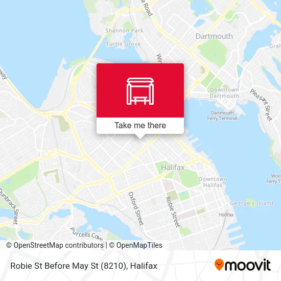 Robie St Before May St (8210) map