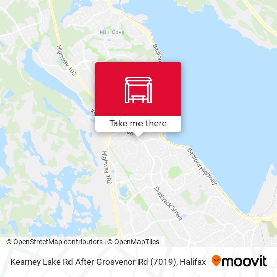 Kearney Lake Rd After Grosvenor Rd (7019) map