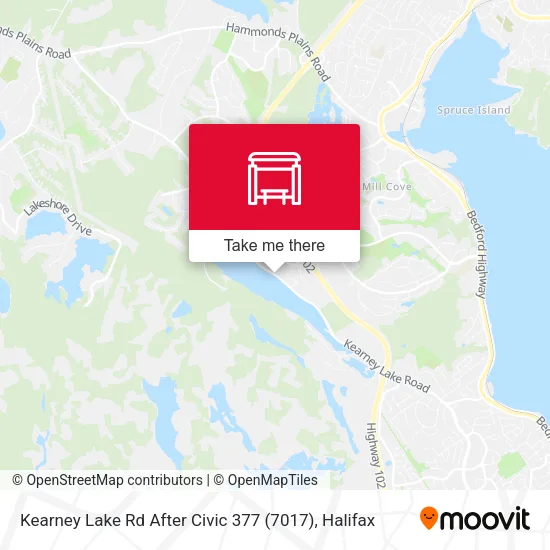 Kearney Lake Rd After Civic 377 (7017) map