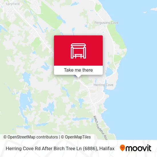 Herring Cove Rd After Birch Tree Ln (6886) map