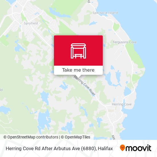 Herring Cove Rd After Arbutus Ave (6880) map