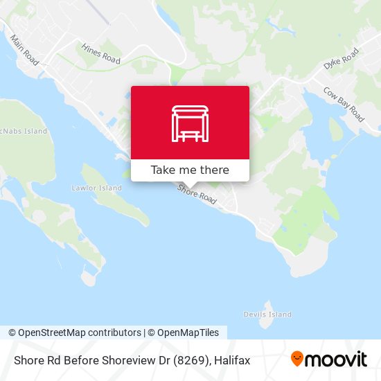 Shore Rd Before Shoreview Dr (8269) map