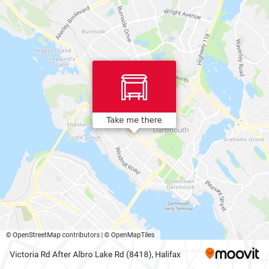 Victoria Rd After Albro Lake Rd (8418) map