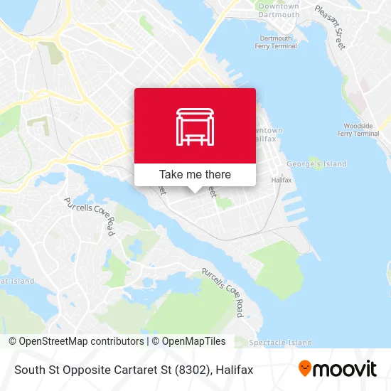 South St Opposite Cartaret St (8302) map