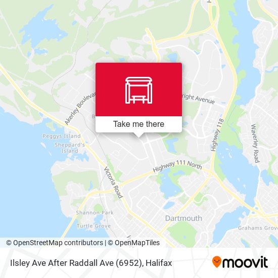 Ilsley Ave After Raddall Ave (6952) map