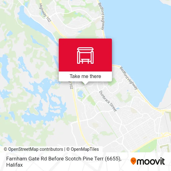 Farnham Gate Rd Before Scotch Pine Terr (6655) map