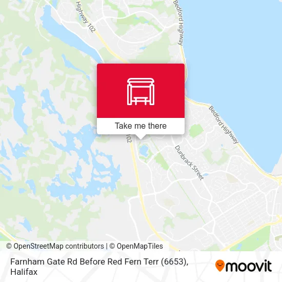 Farnham Gate Rd Before Red Fern Terr (6653) map