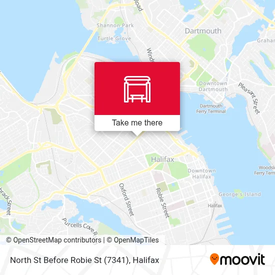 North St Before Robie St (7341) map