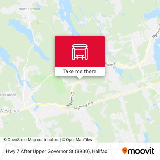 Hwy 7 After Upper Governor St (8930) map