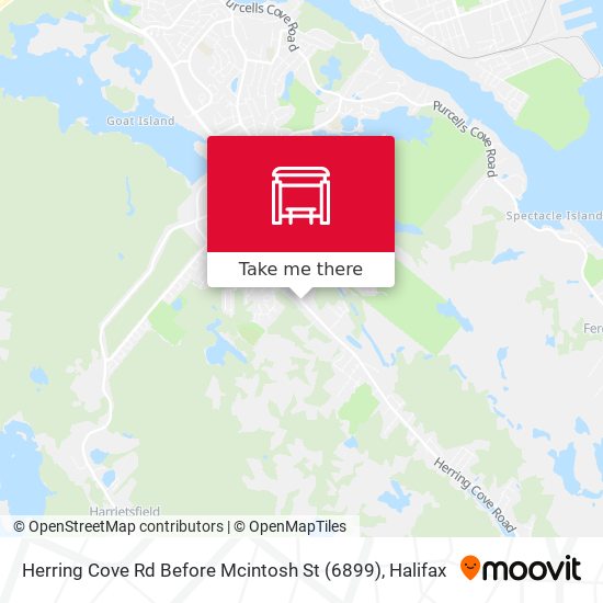 Herring Cove Rd Before Mcintosh St (6899) map