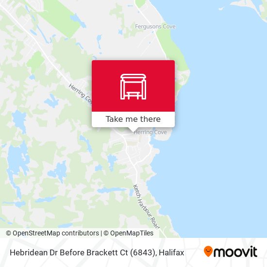 Hebridean Dr Before Brackett Ct (6843) map