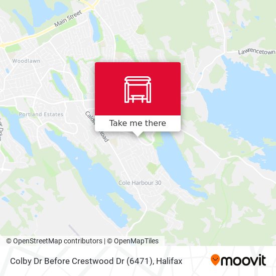 Colby Dr Before Crestwood Dr (6471) map