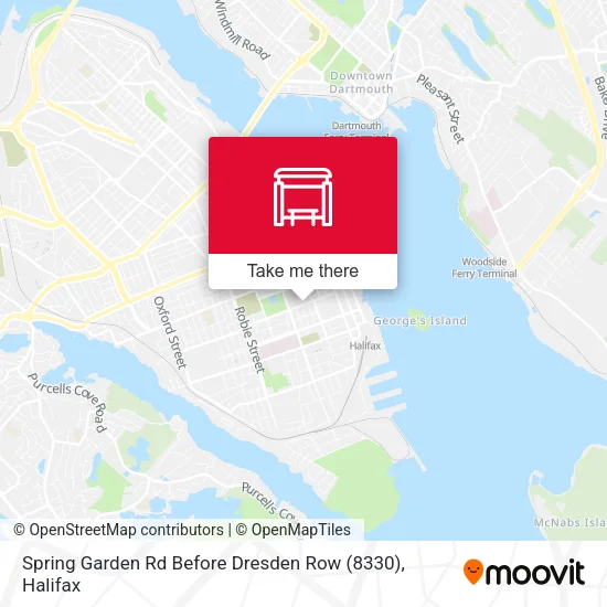Spring Garden Rd Before Dresden Row (8330) map