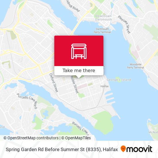Spring Garden Rd Before Summer St (8335) map