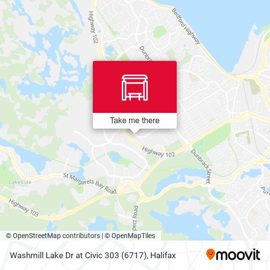 Washmill Lake Dr at Civic 303 (6717) map