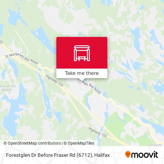 Forestglen Dr Before Fraser Rd (6712) map