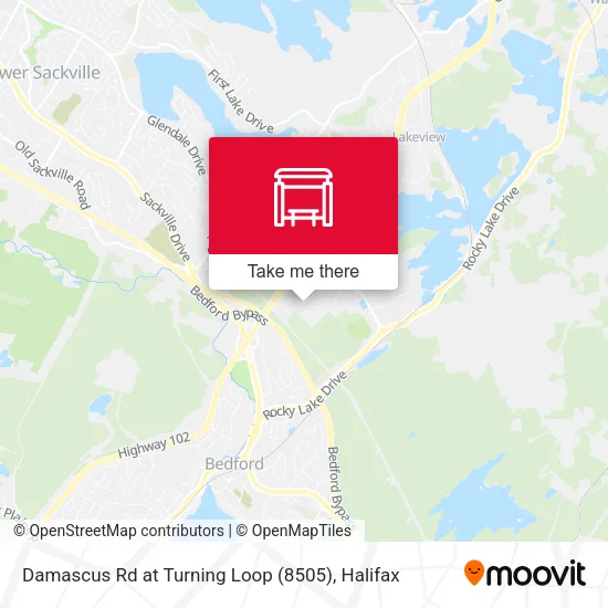 Damascus Rd at Turning Loop (8505) map