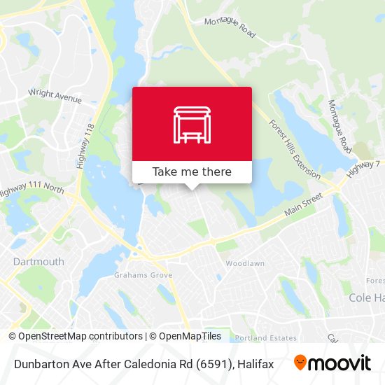 Dunbarton Ave After Caledonia Rd (6591) map