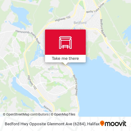 Bedford Hwy Opposite Glenmont Ave (6284) plan