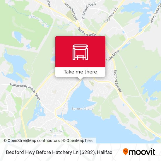 Bedford Hwy Before Hatchery Ln (6282) plan