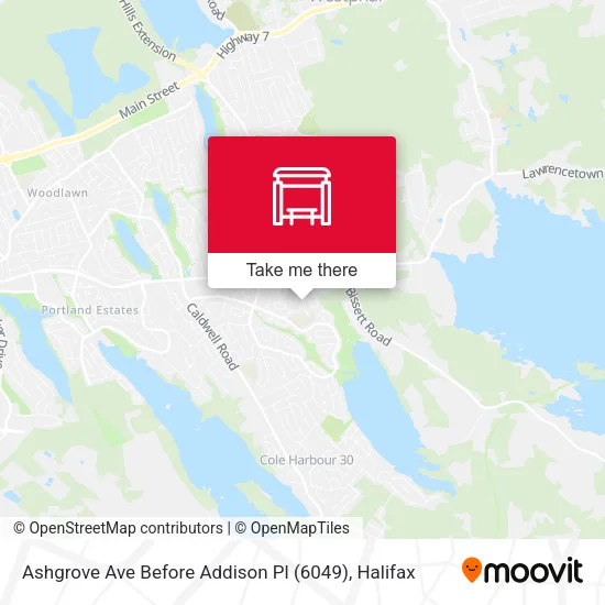 Ashgrove Ave Before Addison Pl (6049) map
