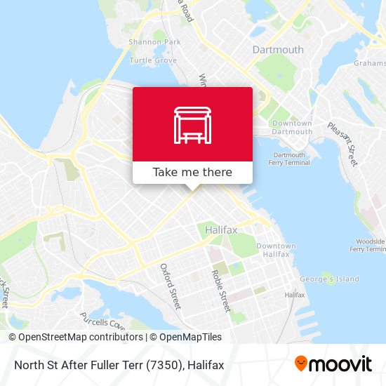 North St After Fuller Terr (7350) map